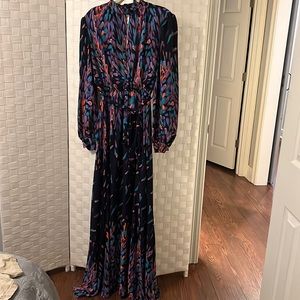 ‼️Beautiful peacock style print maxi dress! Showstopper!!! ‼️